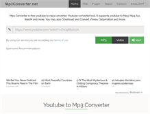 Tablet Screenshot of mp3converter.net